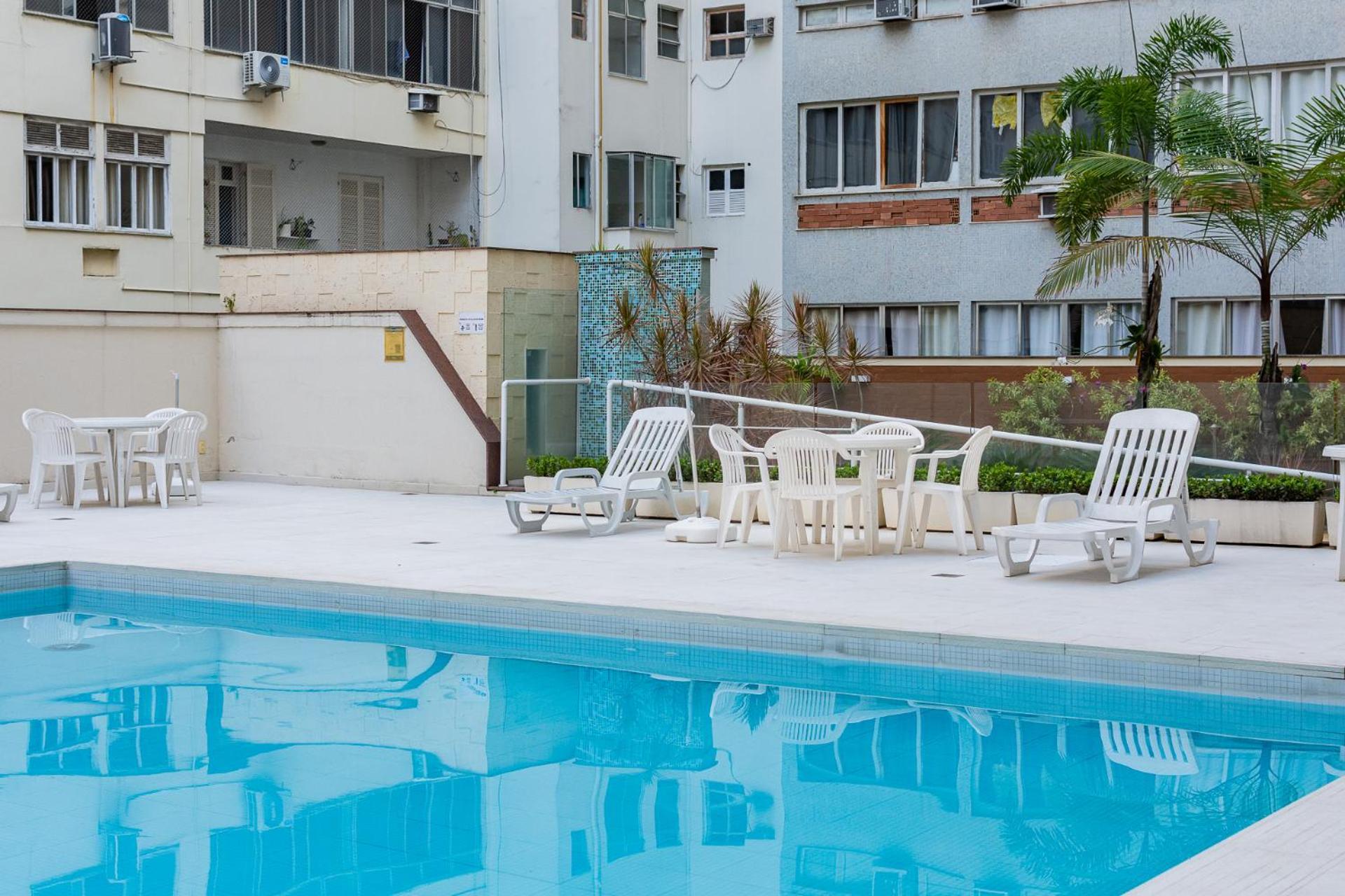 Flat Posto 6 Com Piscina - Copacabana Ріо-де-Жанейро Екстер'єр фото