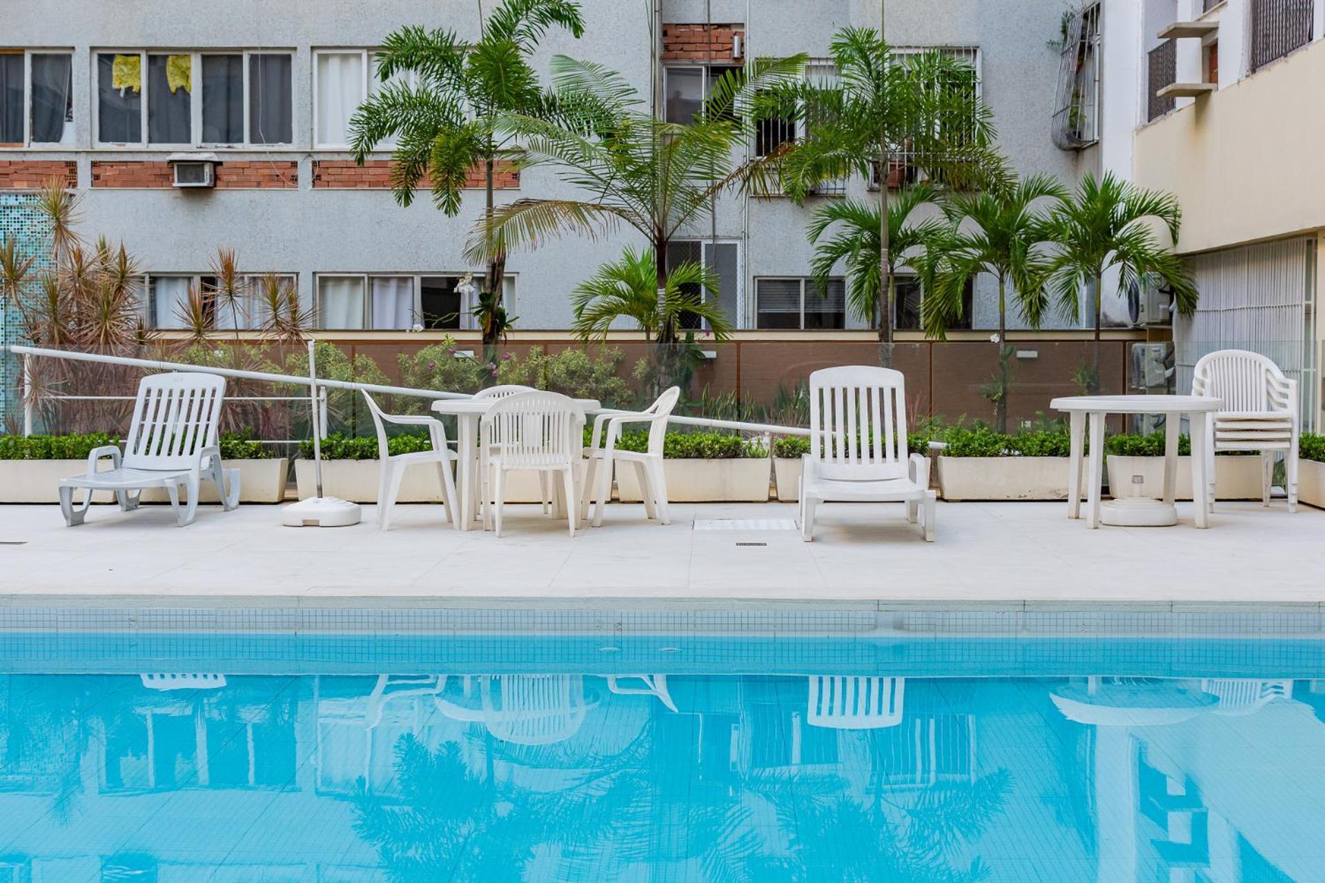 Flat Posto 6 Com Piscina - Copacabana Ріо-де-Жанейро Екстер'єр фото